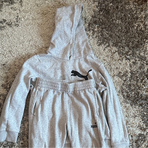 Puma Light Gray Tracksuit Set - Picture 1 of 2